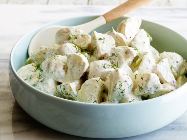 Baby Potato Salad with Herb Mayo Yoghurt Dressing