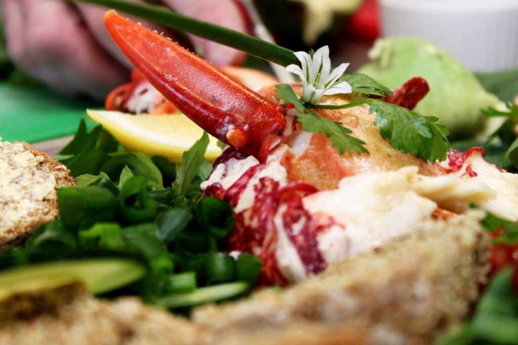 Nuala Bradley’s Seafood Platter served with Wheaten Bread