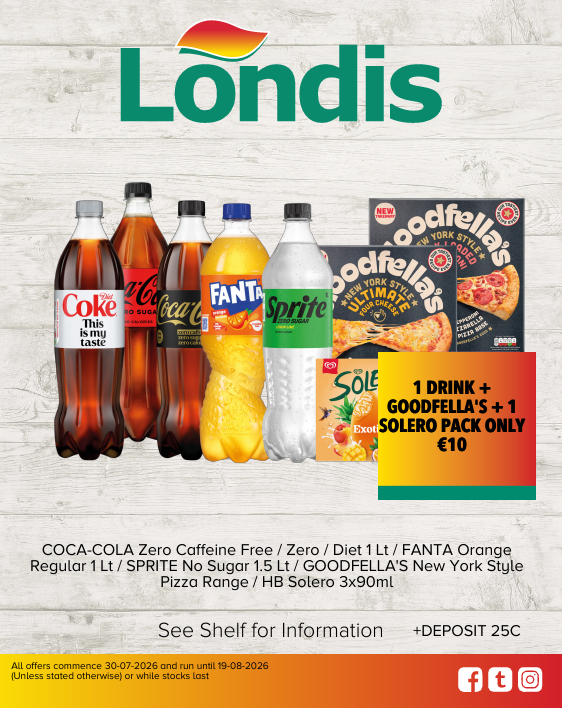 Soft Drink/Pizza/Solero offer