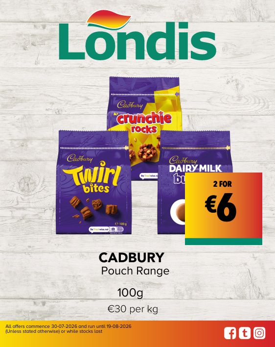 Cadbury Pouches