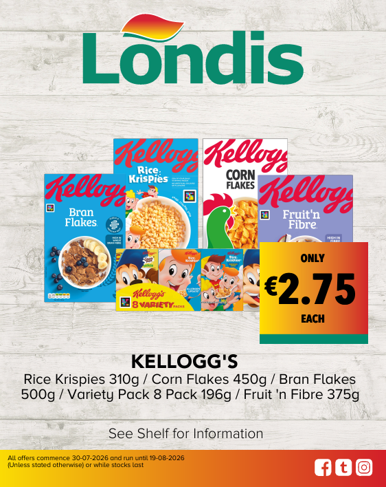 Kellogg's Cereals Various