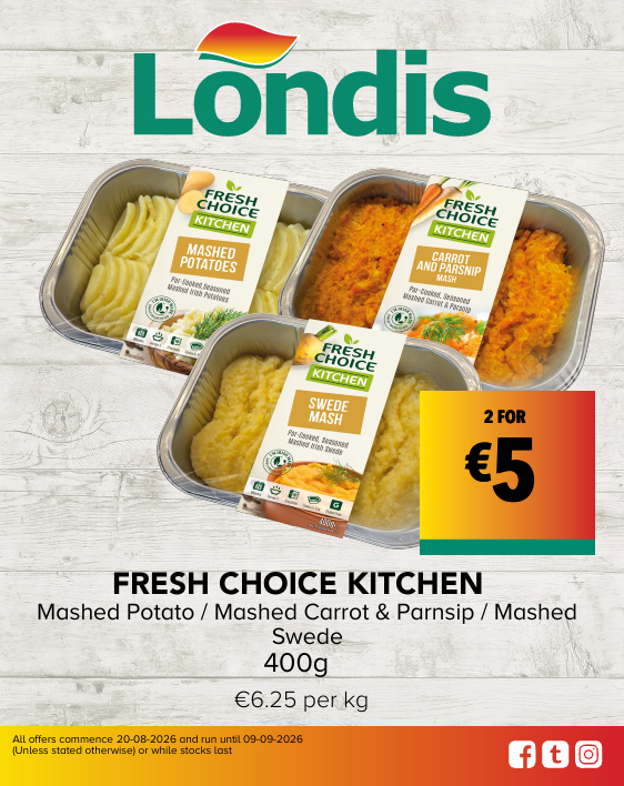 Fresh Choice Kitchen Mashed Potato / Carrot & Parsnip / Swede
