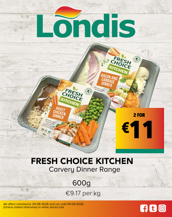 Fresh Choice Kitchen Carvery Dinner Range