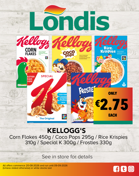 Kellogg's Cereal Range