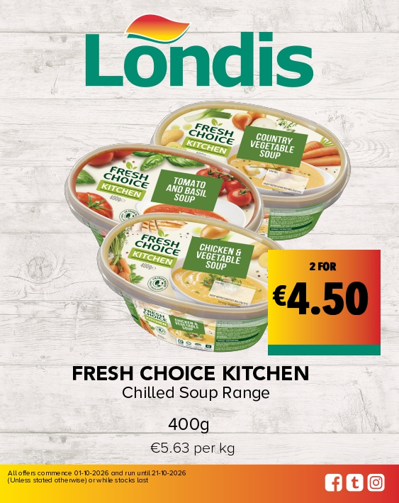 FRESH CHOICE KITCHEN Chilled Soup Range 400g