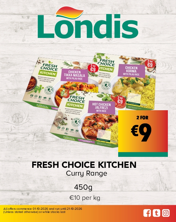 FRESH CHOICE KITCHEN Curry Range 450g