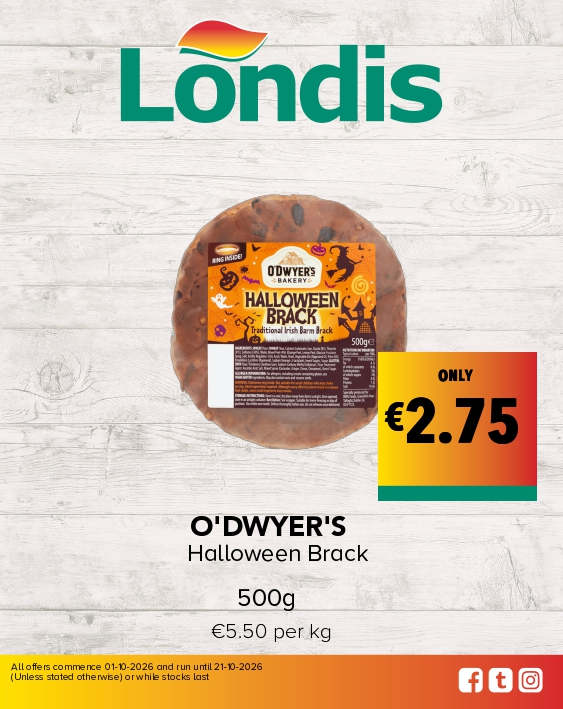 O'DWYER'S Halloween Brack 500g